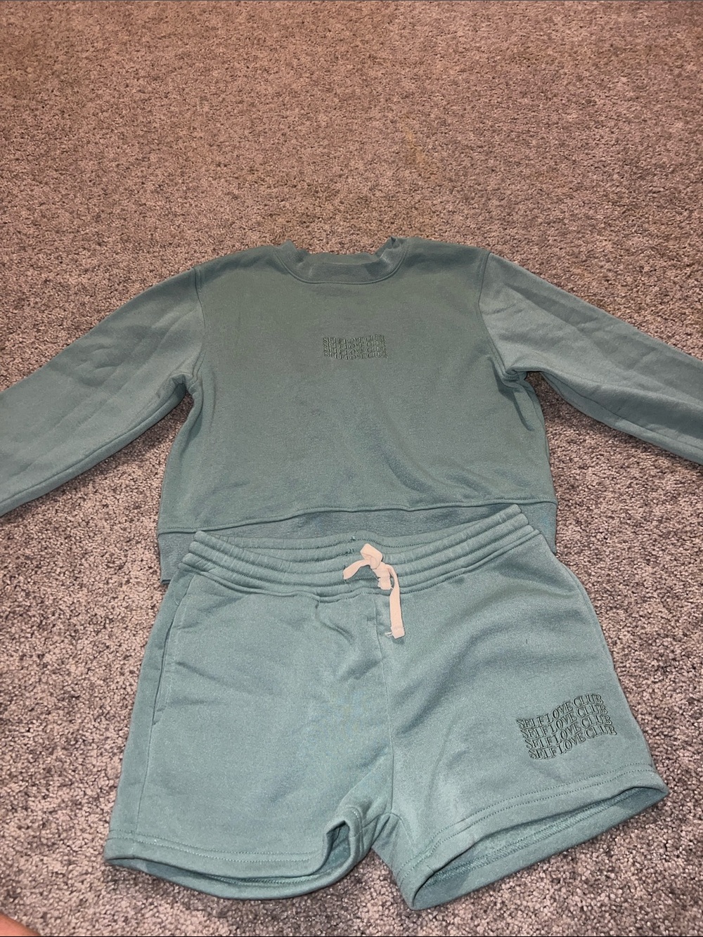 Brooklyn Cloth Womens Short Pajama Set - Sage Green